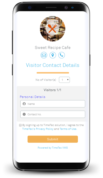 Covid Visitor Management System